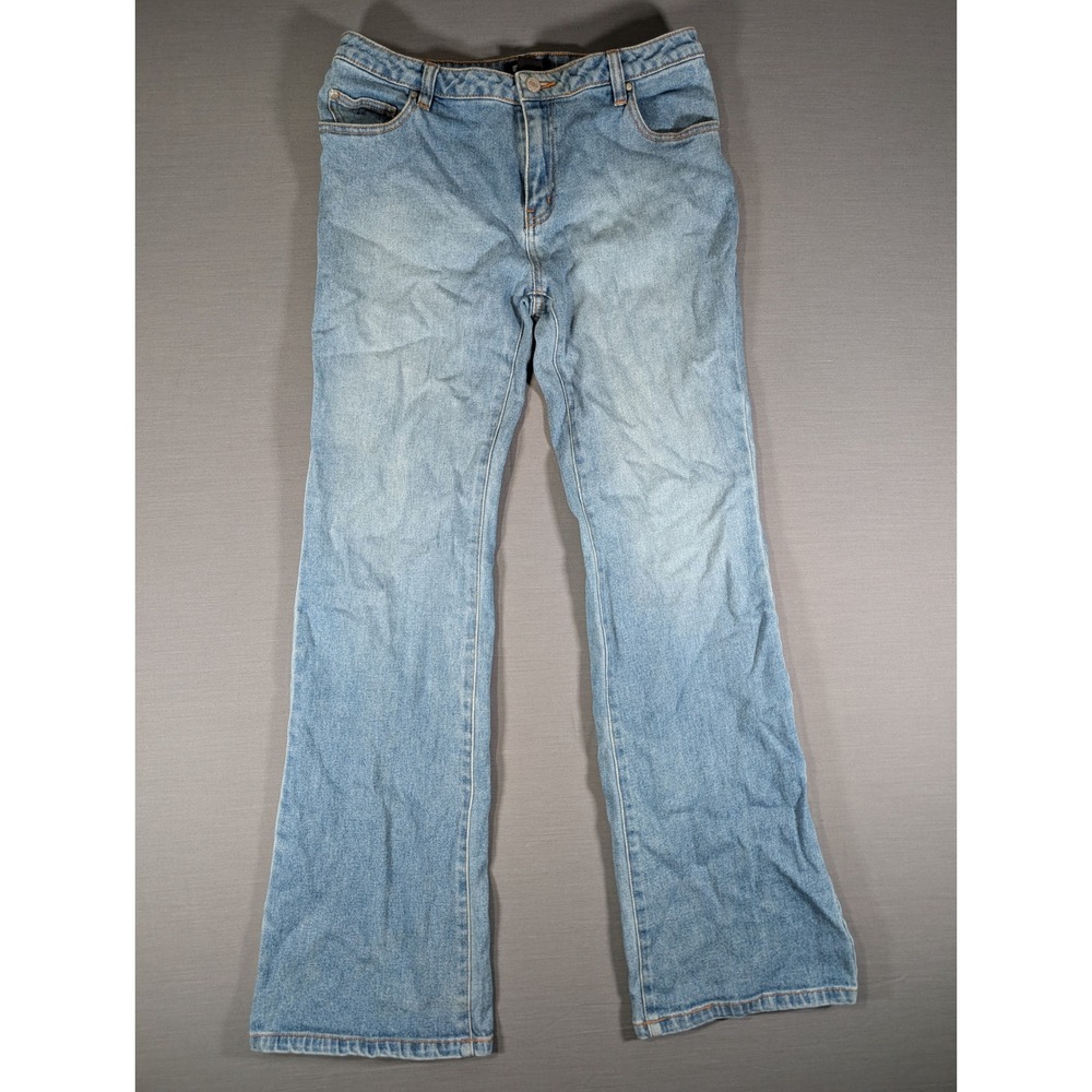 Metrostyle Stretch Jeans Womens 8T Light Wash Blue Bootcut Tall Denim 11-1748-0